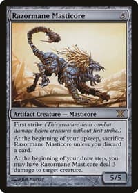 Razormane Masticore - 10th Edition - Magic: The Gathering card