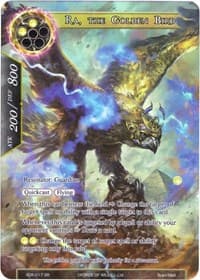 Ra, the Golden Bird (Full Art) - Advent of the Demon King - Force of Will card