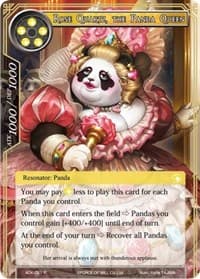 Rose Quartz, the Panda Queen - Advent of the Demon King - Force of Will card