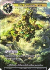 The Floating Isle (Full Art) - Advent of the Demon King - Force of Will card