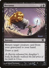 Recover - 10th Edition - Magic: The Gathering card