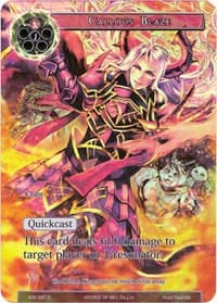 Callous Blaze (Full Art) - Advent of the Demon King - Force of Will card