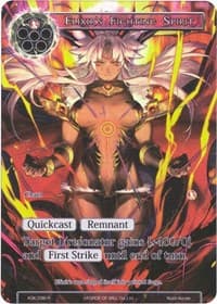 Elixir's Fighting Spirit (Full Art) - Advent of the Demon King - Force of Will card