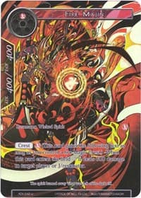 Fire Majin (Full Art) - Advent of the Demon King - Force of Will card