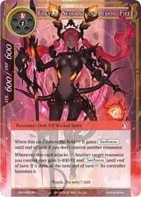 Frayla, Servant of Demon Fire - Advent of the Demon King - Force of Will card