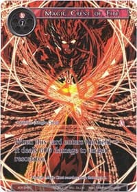 Magic Crest of Fire (Full Art) - Advent of the Demon King - Force of Will card