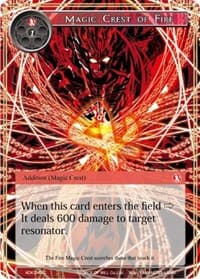 Magic Crest of Fire - Advent of the Demon King - Force of Will card