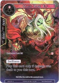 Majin Dark Elf (Full Art) - Advent of the Demon King - Force of Will card