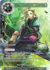 Ciel, Sorcerous Priestess (Full Art) - Advent of the Demon King - Force of Will card