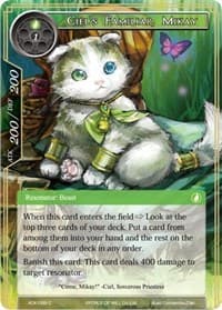 Ciel's Familiar, Mikay - Advent of the Demon King - Force of Will card