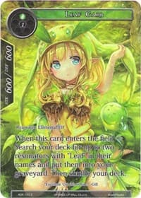 Leaf Garb (Full Art) - Advent of the Demon King - Force of Will card