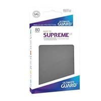 Double Matte Sleeve - Supreme UX Sleeves Dark Grey (80-Pack) - Ultimate Guard Card Sleeves - Card Sleeves card