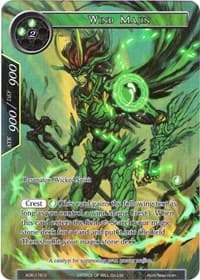 Wind Majin (Full Art) - Advent of the Demon King - Force of Will card