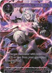 Command of Life and Death (Full Art) - Advent of the Demon King - Force of Will card