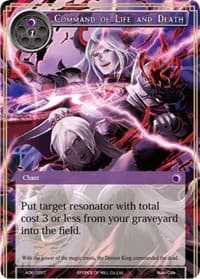 Command of Life and Death - Advent of the Demon King - Force of Will card