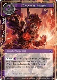 Darkness Majin - Advent of the Demon King - Force of Will card
