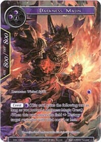 Darkness Majin (Full Art) - Advent of the Demon King - Force of Will card