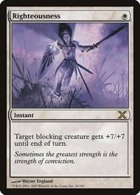 Righteousness - 10th Edition - Magic: The Gathering card
