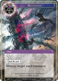 Digestion - Advent of the Demon King - Force of Will card