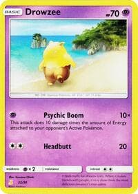 Drowzee - SM Trainer Kit: Lycanroc & Alolan Raichu - Pokemon card
