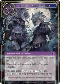 Hilda and Saffina - Advent of the Demon King - Force of Will card