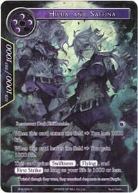 Hilda and Saffina (Full Art) - Advent of the Demon King - Force of Will card