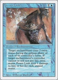 Power Leak - Revised Edition - Magic: The Gathering card