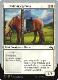 Ordinary Pony - Unstable - Magic: The Gathering card