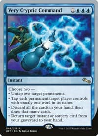 Very Cryptic Command (B) - Unstable - Magic: The Gathering card