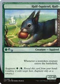 Half-Squirrel, Half- - Unstable - Magic: The Gathering card