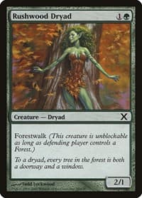 Rushwood Dryad - 10th Edition - Magic: The Gathering card