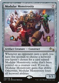 Modular Monstrosity - Unstable - Magic: The Gathering card