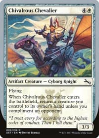 Chivalrous Chevalier - Unstable - Magic: The Gathering card
