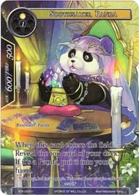 Soothsayer Panda (Full Art) - Advent of the Demon King - Force of Will card
