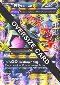 M Tyranitar EX - Jumbo Cards - Pokemon card