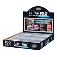 Ultra Pro Platinum Hologram Secure Standard 9-Pocket Pages - 3-Holes (100-Pack) - Ultra Pro Protective Pages - Protective Pages card