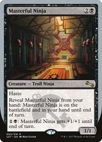 Masterful Ninja - Unstable - Magic: The Gathering card