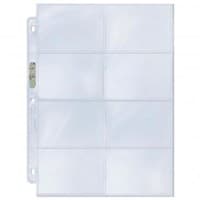 Ultra Pro Platinum Hologram 8-Pocket Pages - 3-Holes, 3.5" x 2-3/4" (100-Pack) - Ultra Pro Protective Pages - Protective Pages card
