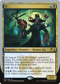 X - Unstable - Magic: The Gathering card