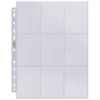 Ultra Pro Platinum Hologram Standard 9-Pocket Pages - 11-Holes (100-Pack) - Ultra Pro Protective Pages - Protective Pages card
