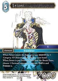 Setzer - Opus IV - Final Fantasy TCG card
