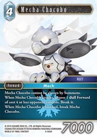 Mecha Chocobo - Opus IV - Final Fantasy TCG card