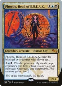 Phoebe, Head of S.N.E.A.K. - Unstable - Magic: The Gathering card