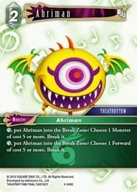 Ahriman - Opus IV - Final Fantasy TCG card