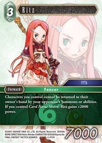 Ritz - Opus IV - Final Fantasy TCG card