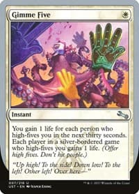 Gimme Five - Unstable - Magic: The Gathering card