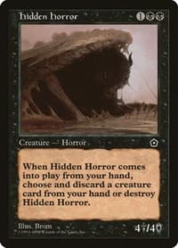 Hidden Horror - Portal Second Age - Magic: The Gathering card