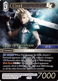 Cloud EX (Prerelease Promo) - FF: Promo Cards - Final Fantasy TCG card