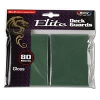 Elite Deck Guards - Glossy Standard - Green (80-Pack) - BCW Card Sleeves - Card Sleeves card