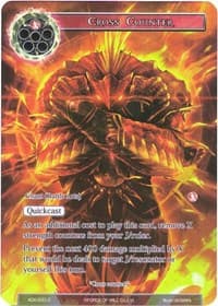 Cross Counter (Full Art) - Advent of the Demon King - Force of Will card